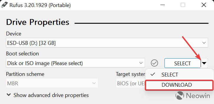 如何使用 Rufus 创建 Windows 11 可启动 USB