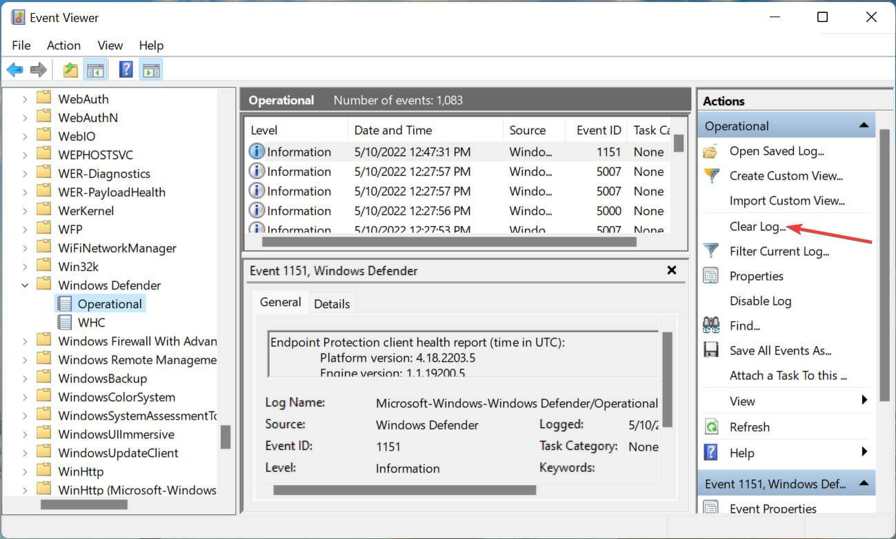 在 Windows 11 中清除保护历史记录的 2 种方法