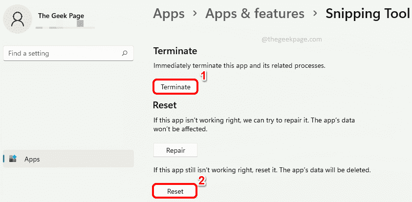 修复：此应用在打开截图工具时无法打开错误