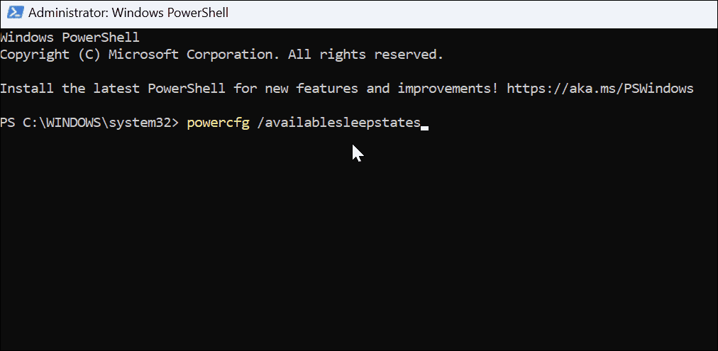 如何在 Windows 11 上检查 PC 支持的电源功能