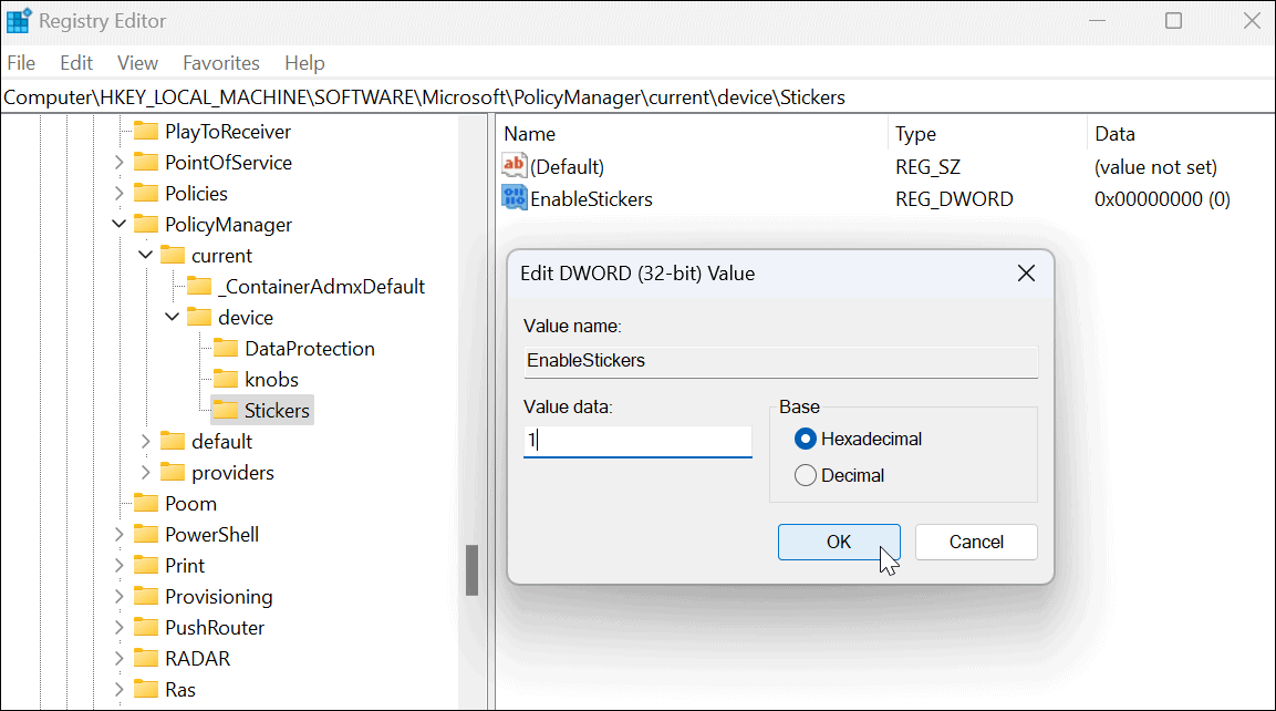 如何在 Windows 11 上启用桌面贴纸
