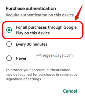 如何关闭来自谷歌Play商店的应用内购买