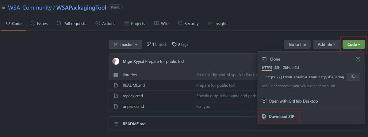 WSAPackagingTool 可以更轻松地修改适用于 Android 的 Windows 子系统