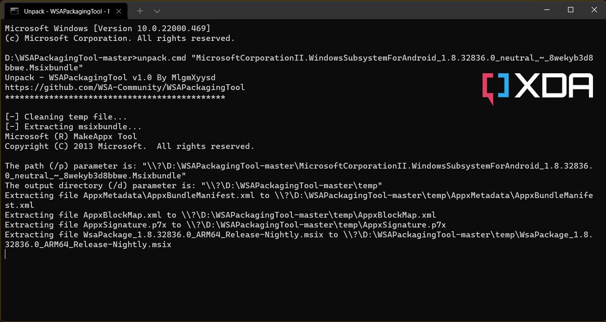 WSAPackagingTool 可以更轻松地修改适用于 Android 的 Windows 子系统