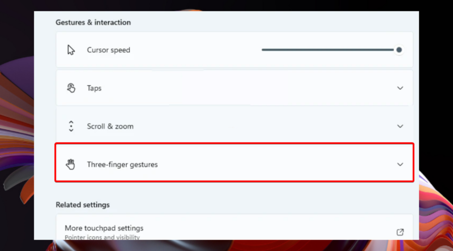 如何在 Windows 11 中设置触摸板手势