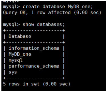 如何在MySQL中创建数据库和数据表
