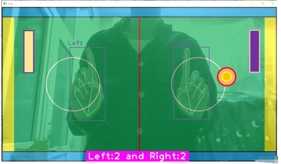 如何用Python编写视觉桌上冰球小游戏