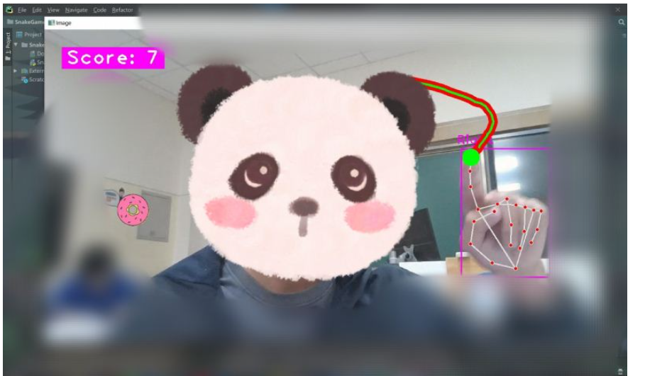 用手势识别控制的Python贪吃蛇游戏实现