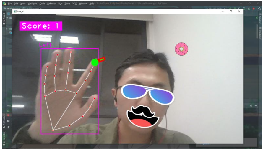 用手势识别控制的Python贪吃蛇游戏实现
