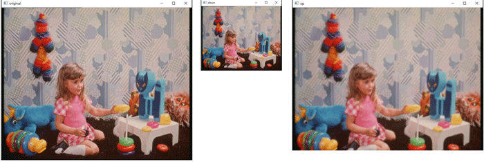 Python OpenCV图像金字塔的应用实例分析