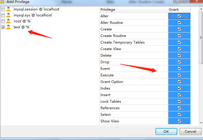 如何通过Navicat解决MySQL数据库用户权限问题？