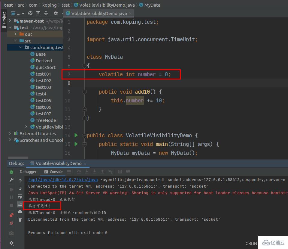 Java基础之volatile关键字的应用实例分析