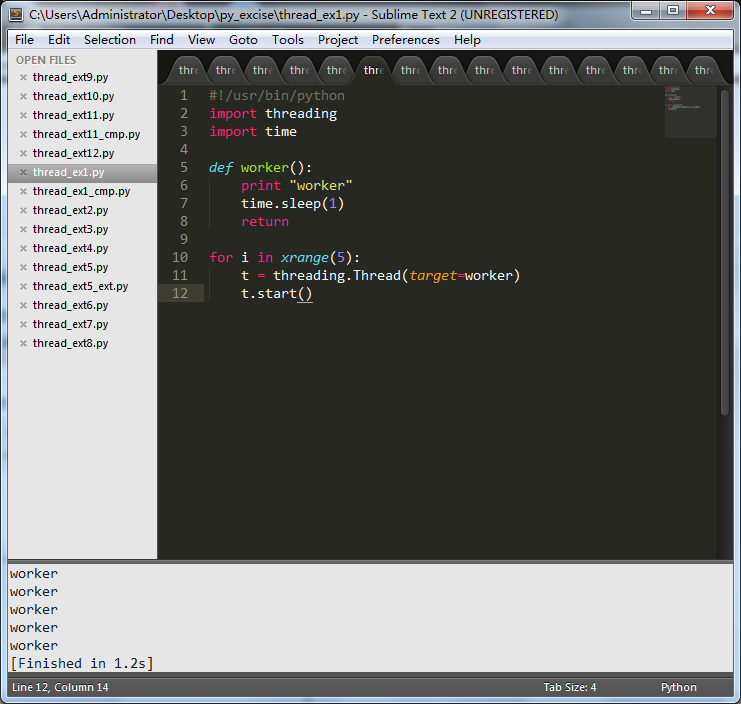 Python中如何使用threading模块?
