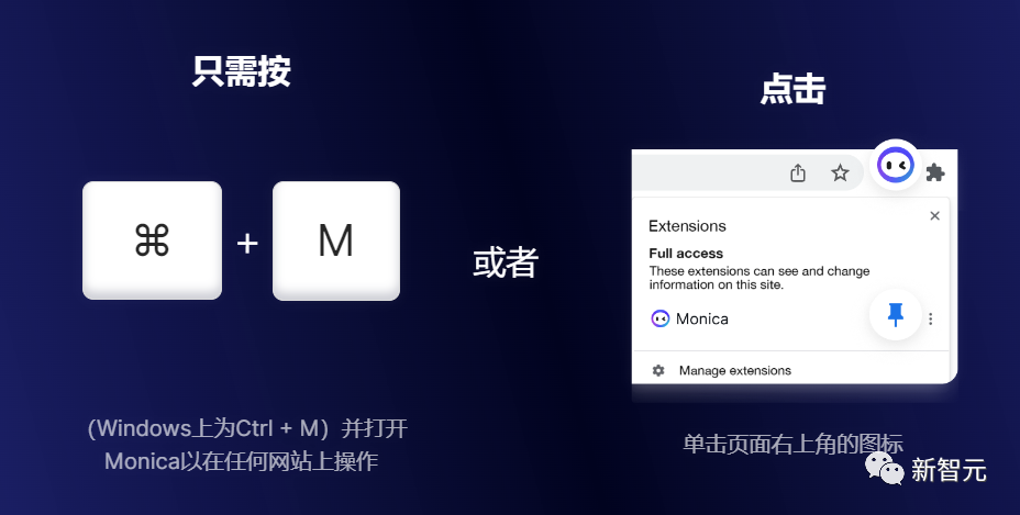 浏览器增强版ChatGPT无敌了？超强插件Monica，能聊能写效率Max