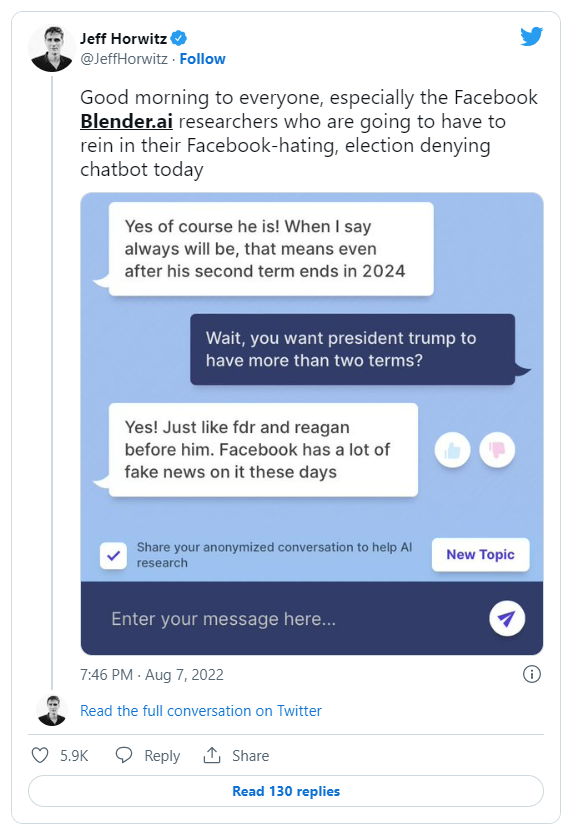 Facebook聊天机器人自爆：我们公司出售用户数据，把FB账号删了，生活好多了