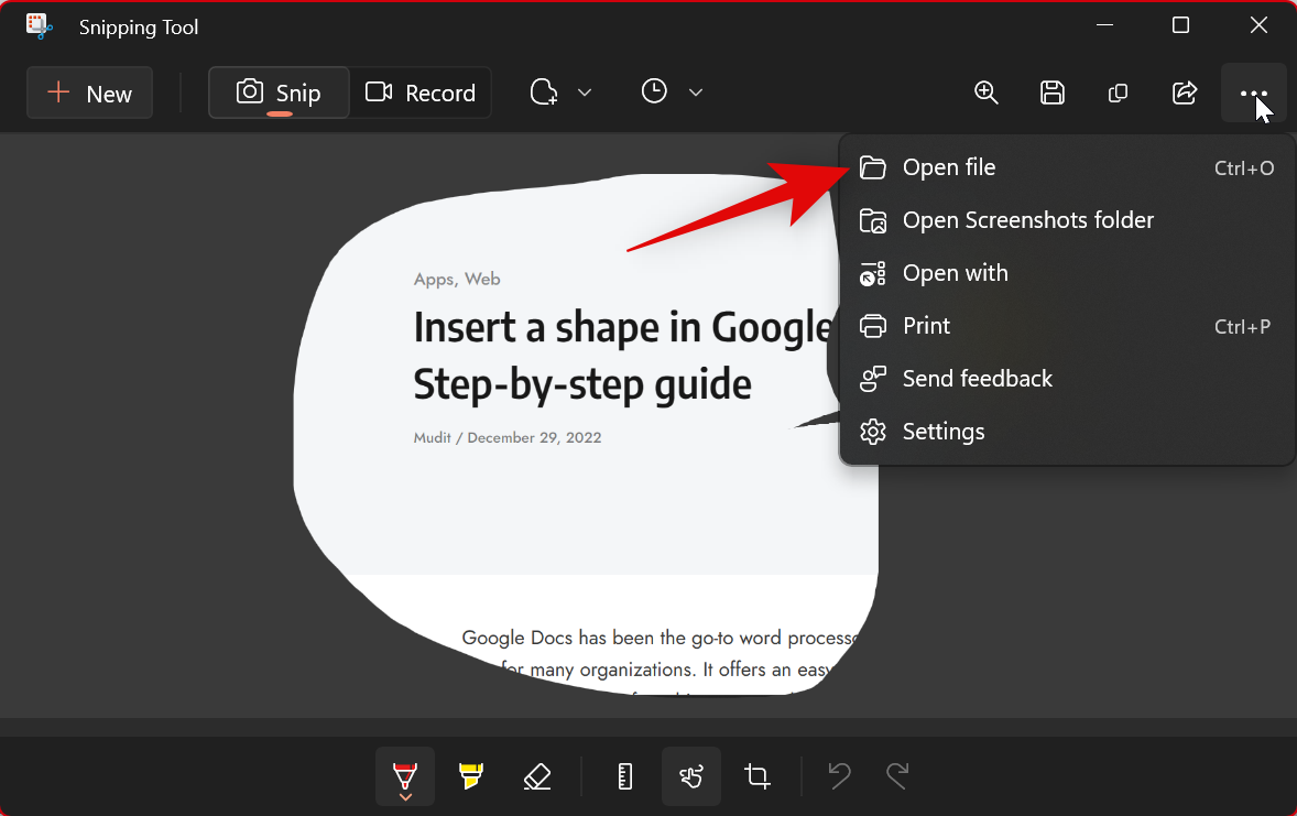 如何在 Windows 11 [AIO] 中使用截图工具
