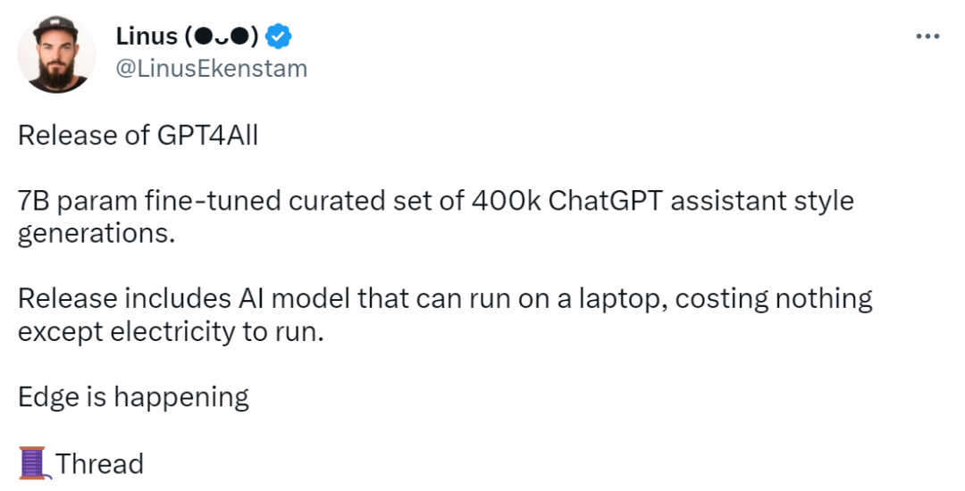 笔记本就能运行的ChatGPT平替来了,附完整版技术报告