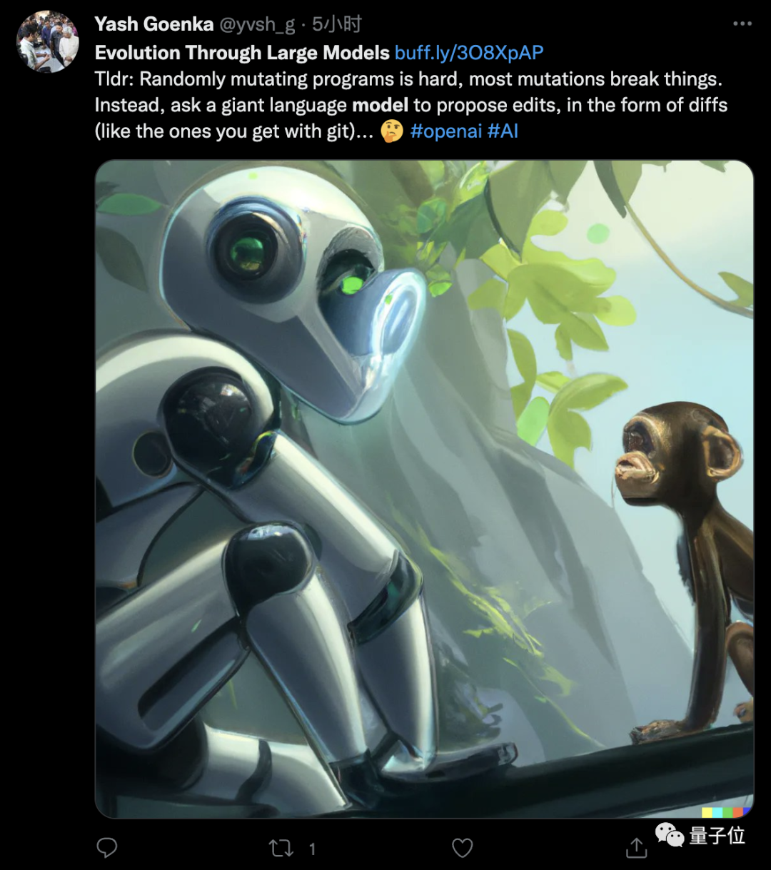 AI自己写代码让智能体进化!OpenAI的大模型有“人类思想”那味了