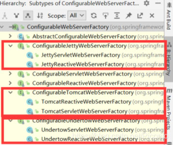 SpringBoot怎么切换成其它的嵌入式Servlet容器