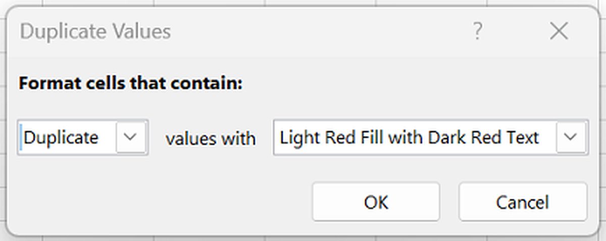 如何在Excel中突出显示重复项