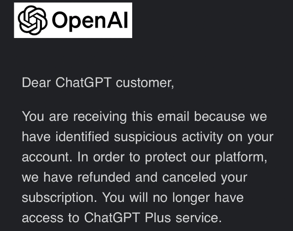 灾难日！ChatGPT又双叒大面积封号了...