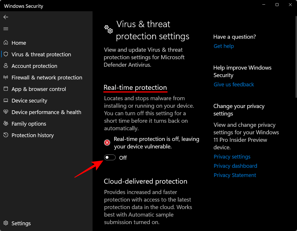 在 Windows 11 中禁用 Windows 安全防病毒软件的 6 种方法