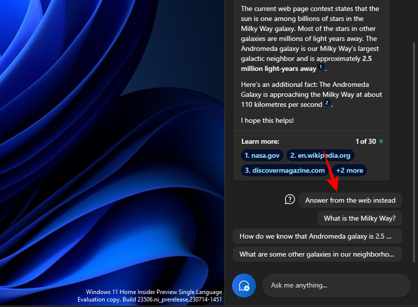 如何使用 Windows Copilot 与剪贴板一起展开、解释、总结或修改复制的文本