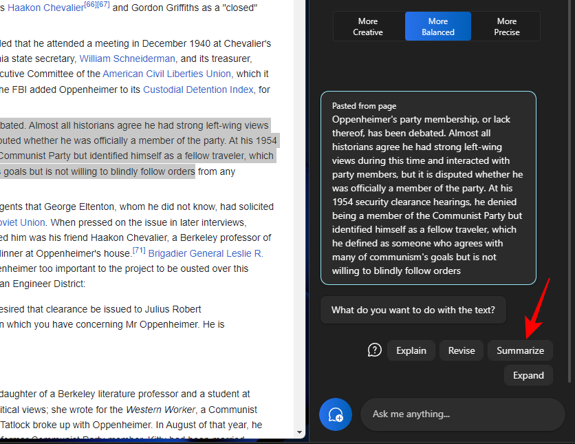 如何使用 Windows Copilot 与剪贴板一起展开、解释、总结或修改复制的文本