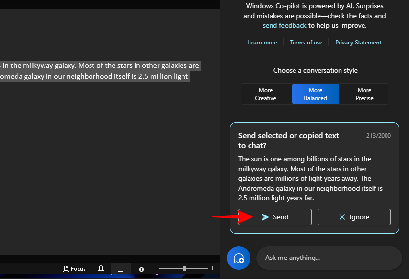 如何使用 Windows Copilot 与剪贴板一起展开、解释、总结或修改复制的文本