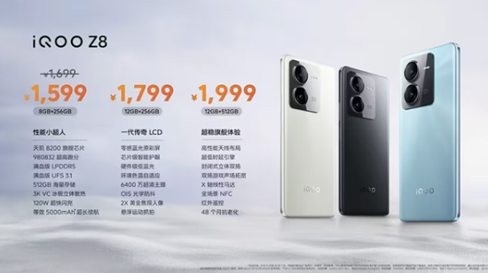 iQOO Z8:全球最佳LCD屏幕搭载 性能小超人即将登场