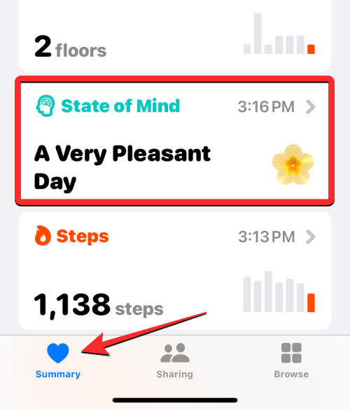 如何在装有iOS 17的iPhone上的健康应用程序上记录您的心态