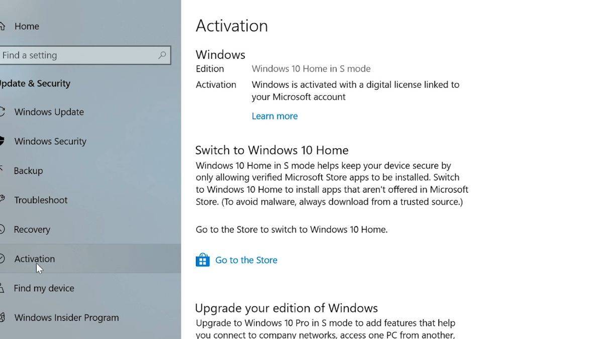 Windows 10/11 中如何切换离开 S 模式