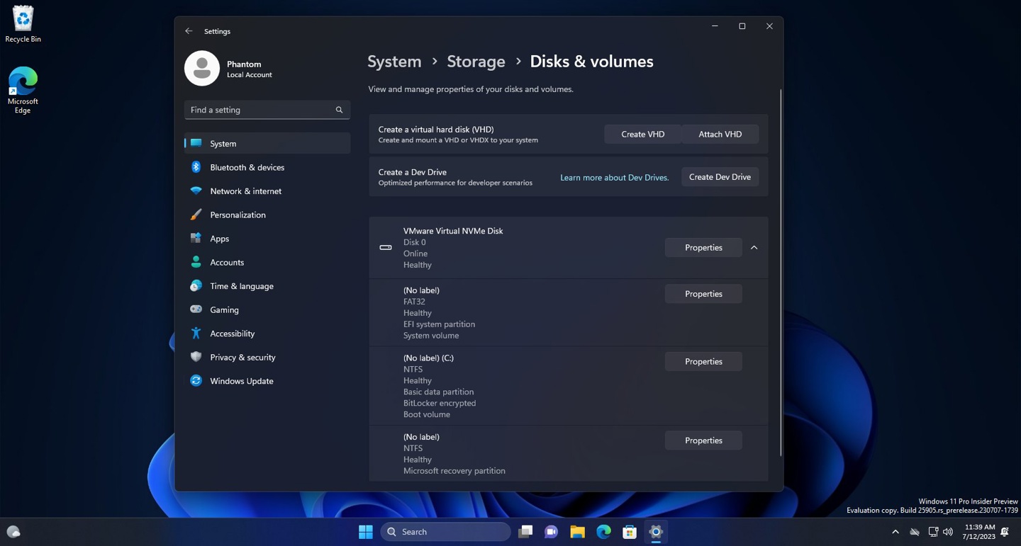 Win11 学院:在 Windows 11 25905 预览版中如何启用 Dev Drive