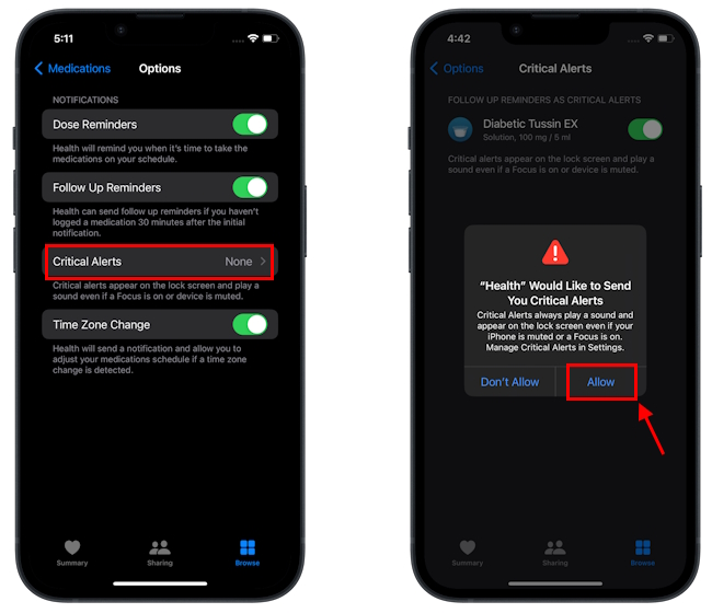 如何在 iOS 17 中设置后续用药提醒