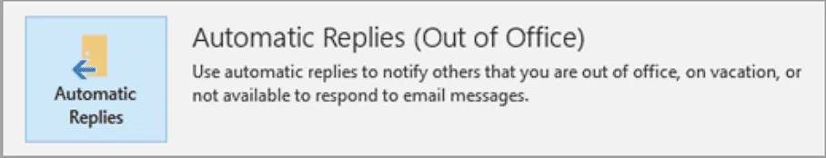 如何在Outlook中启用外出自动回复功能
