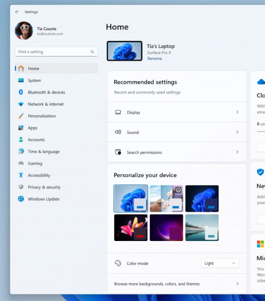 微软发布Windows 11更新:新增表情符号和设置主页优化