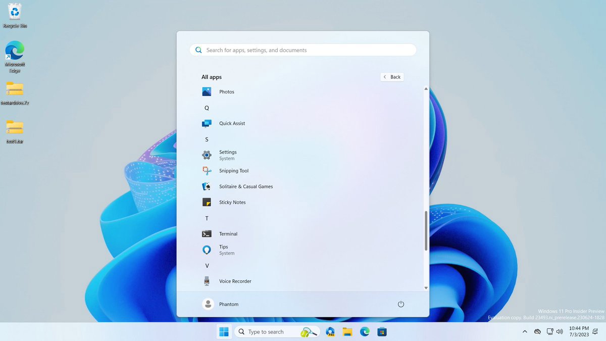Windows 11 学院：在 Windows 11 Build 23493 预览版中如何快速区分系统应用