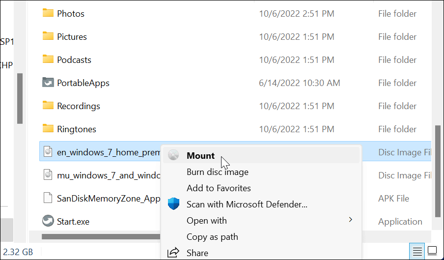 如何在 Windows 11 上挂载 ISO 映像