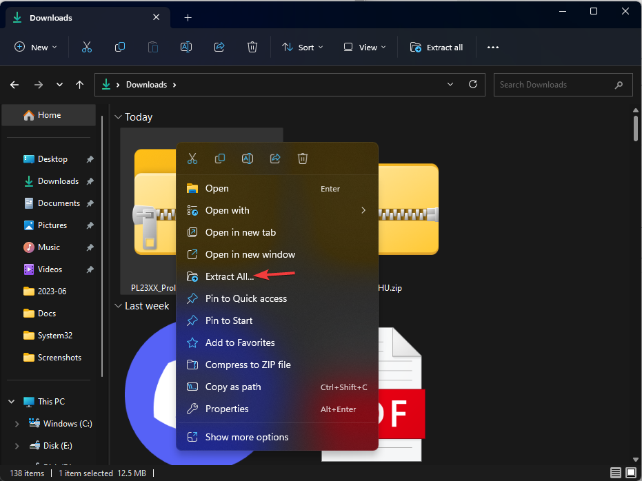 如何在 Windows 2303 上更新 PL11 驱动程序