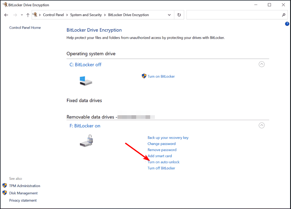 如何在 Windows 11 上启用或禁用 Bitlocker 自动解锁