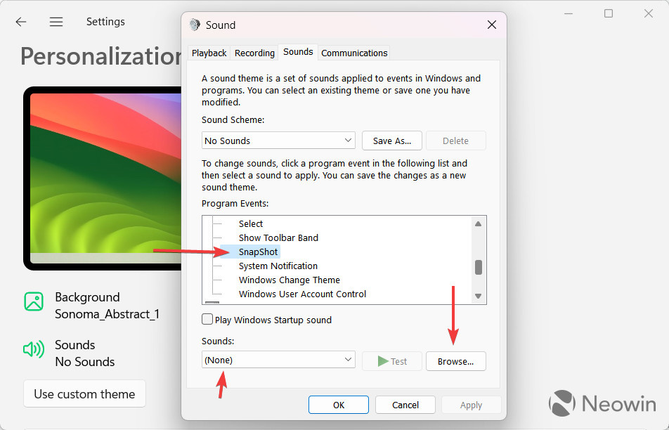 Windows 10 / Windows 11 学院:原生 PrintScreen 截图如何启用音效