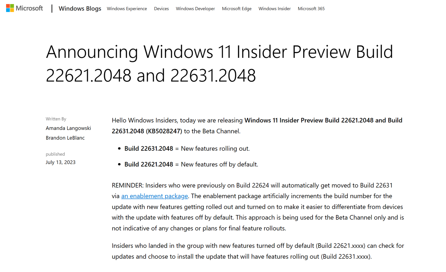 Windows 11 Beta Build 226x1.2048 更新:资源管理器迎来内置图库、拆分 / 合并选项卡功能