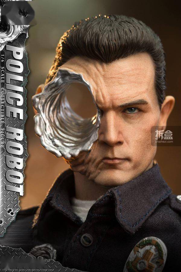 PRESENT TOYS 液态机器人 警察终结者T1000罗伯特 1/6可动人偶