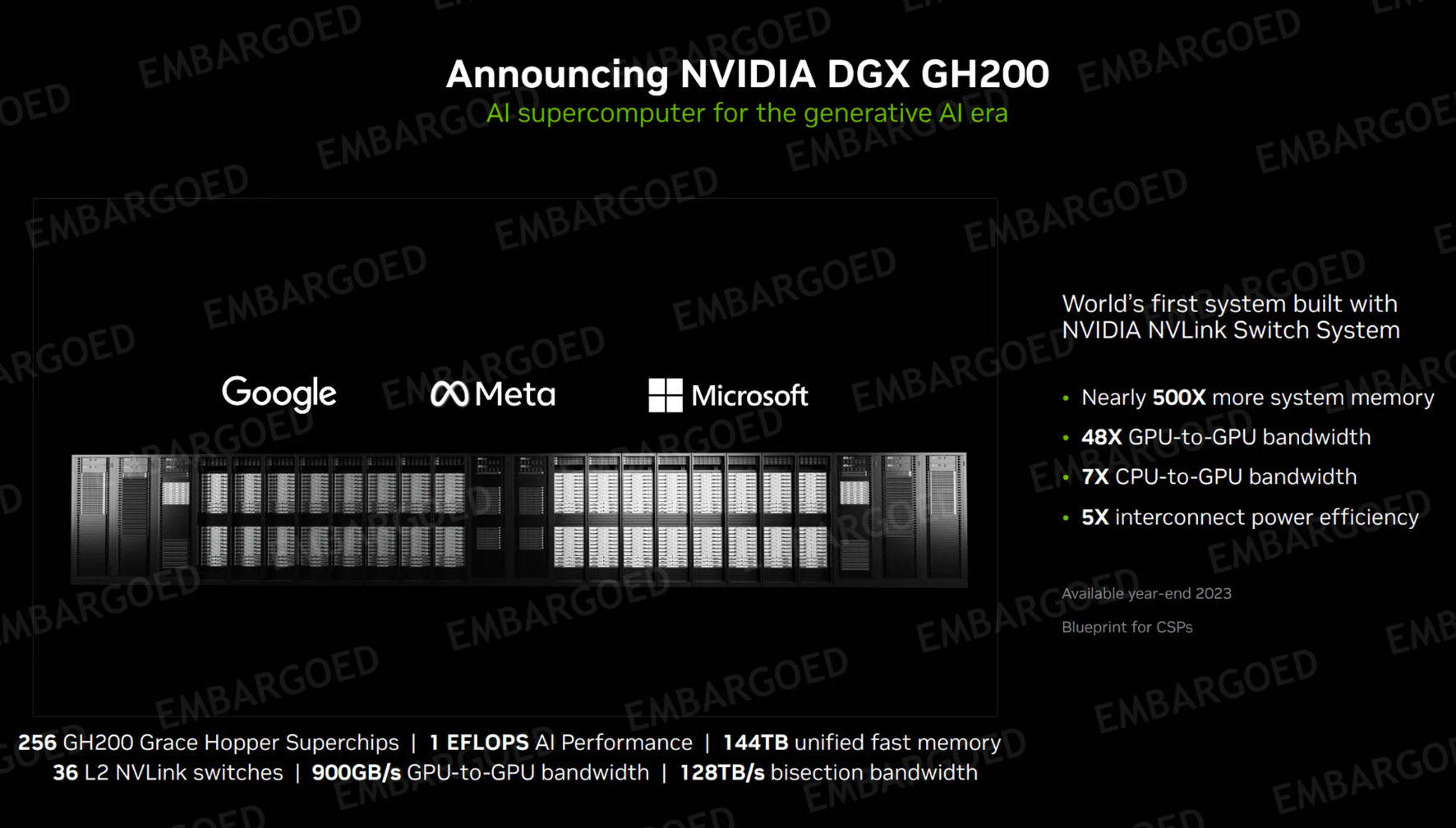惊人跑分曝光，比H100更强！NVIDIA最强AI芯片GH200是什么？