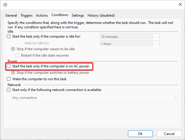 修复: 操作员拒绝 Windows 任务计划程序中的请求错误