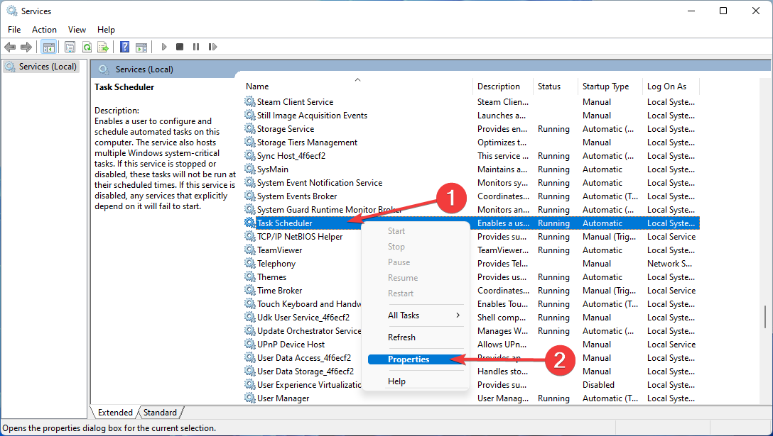 修复: 操作员拒绝 Windows 任务计划程序中的请求错误