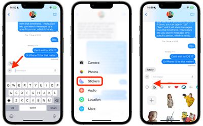 新标题:探索iOS 17的贴纸应用:访问和管理信息中的创意玩法