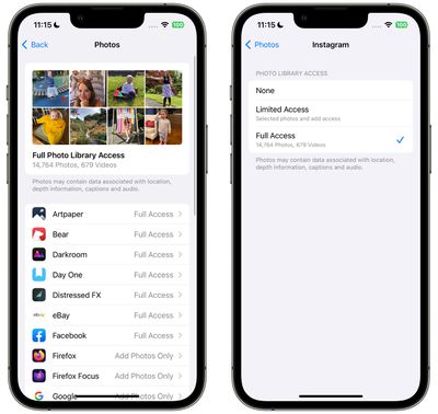iOS 17:如何控制哪些应用程序可以访问您的照片