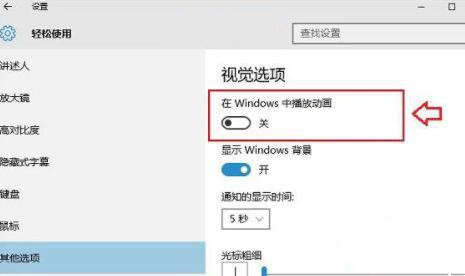 Win10怎么开启桌面模块动画?