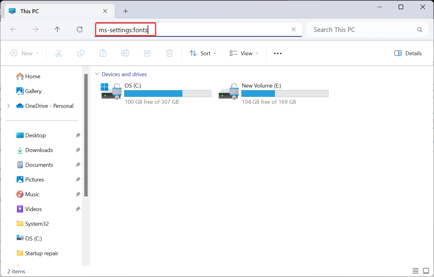 在所有页面上,如何在 Windows 11 上创建设置的快捷方式
